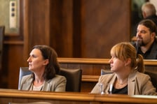 Szkolenie dla osiedlowych radnych ze składania wniosków do Funduszu Osiedlowego. 29 stycznia, sala sesyjna w Ratuszu