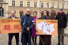 Nowe syreny alarmowe we Wrocławiu - konferencja prasowa 31.01.2025 r.