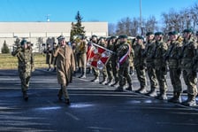 <p>Uroczystość przekazania obowiązk&oacute;w dow&oacute;dcy 10 Wrocławskiej Brygady Łączności. Wrocław, 29.01.2025&nbsp;</p>