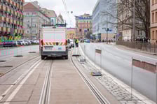 <p>Remont torowiska na ul. Kołłątaja we Wrocławiu, 01.02.2025</p>