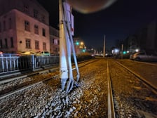 Wykolejeniu tramwaju na pl. Wróblewskiego