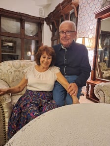 Pani Gina i Pan Aleksander podczas jednej ze swoich wycieczek