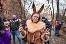 Gra Pokemon Go Tour Park w parku Słowackiego we Wrocławiu (1 marca 2025)
