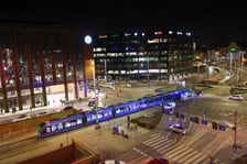 Zderzenie dwóch tramwajów na placu Dominikańskim we Wrocławiu