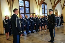 Ślubowanie policjantów w Ratuszu we Wrocławiu
