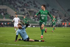 Bramka dla Śląska w meczu z Pogonią. Wrocław, 7 marca 2025