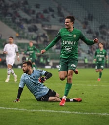 Bramka dla Śląska w meczu z Pogonią. Wrocław, 7 marca 2025