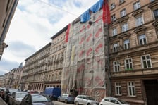 Remontowane kamienice na Prądzyńskiego (marzec 2025)