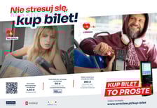 Plakat akcji "Nie stresuj się - kup bilet"