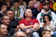 <p>Śląsk Wrocław wygrał z Zastalem w Orbicie. Zdjęcia kibic&oacute;w</p>