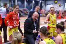 Mecz koszykówki kobiet Śleza Wroclaw vs. Gorzów Wielkopolski stoczony 26.03.2025 we Wrocławiu
