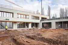 Szkoła na Zwycięskiej w budowie, 2025