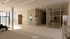 <p>Wizualizacja rozbudowy niepublicznej szkoły przy ul. Pautscha 9 na Biskupinie</p>
