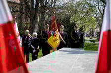 <p>Uroczystości upamiętniające Ofiary Zbrodni Katyńskiej. Wrocław, 14 kwietnia 2025.</p>