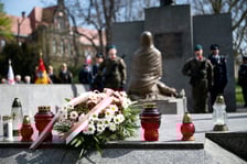 <p>Uroczystości upamiętniające Ofiary Zbrodni Katyńskiej. Wrocław, 14 kwietnia 2025.</p>