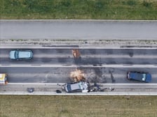 <p>Wypadek i utrudnienia w ruchu na Wschodniej Obwodnicy Wrocławia, 15.04.2025</p>