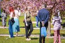 <p>Wrocławianie na spacerach. Park Szczytnicki, Wielkanoc 20.04.2025</p>