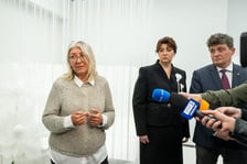 Otwarcie białej sali w XV LO, konferencja prasowa - 25.04.2025