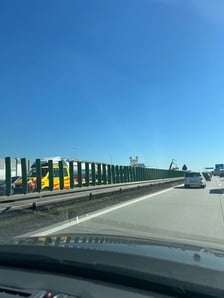 Kolizja na autostradzie A4, w okolicach węzła Wrocław-Południe