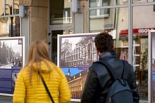 Wystawa  80 lat powojennego Wrocławia na ul. Oławskiej we Wrocławiu