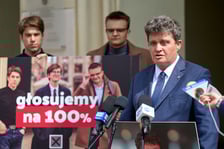 Kampania profrekwencyjna „Głosujemy na 100%” - konferencja prasowa, 07.05.2025