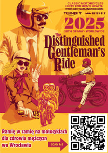 Kawalkada motocykli przejedzie przez Wrocław. Distinguished Gentleman's Ride
