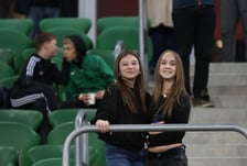 <p>Kibice na meczu Śląska z Jagiellonią</p>