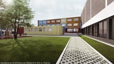 Tak będzie się prezentować blok sportowy w SP 97 przy ul. Prostej