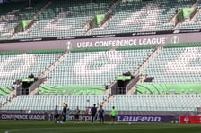 Trening Betisu na stadionie we Wrocławiu przed finałem z Chelsea, 27 maja