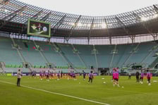 <p>Trening Chelsea na stadionie we Wrocławiu. 27.05.2025</p>