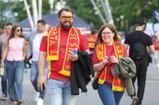 Kibice przed Stadionem Olimpijskim przed meczem Betard Sparta Wrocław - Włókniarz Częstochowa - 30 maja 2025 r.