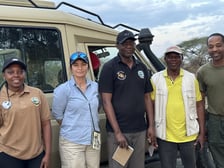 Prof. Marta Osypińska i prof. Piotr Osypiński  podczas poprzedniego rekonesansku w Tanzanii (2)