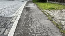 <p>Chodnik na ulicy Lakierniczej&nbsp;</p>