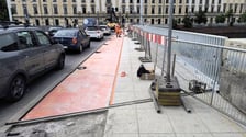 Remont drogi dla pieszych i rowerzystów po zachodniej stronie mostów, od strony ul. księcia Witolda