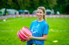 Mistrzostwa Polski Dogfrisbee 2025 - latające psy w parku Południowym