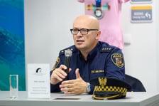 <p>Piotr Szereda, spotkanie przed PKO Nocnym Wrocław P&oacute;łmaratonem 2025</p>