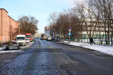 <p>Ulica Poznańska. Zdjęcie z 5 stycznia</p>