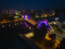 PKO Nocny Wrocław Półmaraton we Wrocławiu na zdjęciach z drona