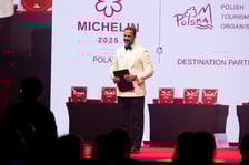 <p>Ceremonia wręczenia plakiet Michelin w Hali Stulecia&nbsp;</p>