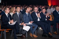 <p>Ceremonia wręczenia plakiet Michelin w Hali Stulecia&nbsp;</p>