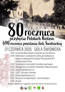 Program wydarzenia