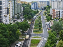 Sprzęt budowlany i drogowcy na Bajana, pierwszy dzień remontu (23 czerwca 2025)