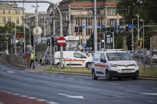 Awaria tramwaju na pl. Jana Pawła II