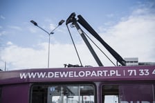 Awaria tramwaju na pl. Jana Pawła II