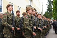 Przysięga żołnierzy 16. Dolnośląskiej Brygady Obrony Terytorialnej