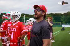 Mecz Polska - Niemcy na na Mistrzostwach Europy Mężczyzn w Lacrosse Wrocław 2025
