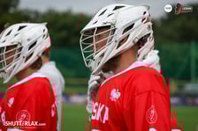 Mecz Polska - Niemcy na na Mistrzostwach Europy Mężczyzn w Lacrosse Wrocław 2025