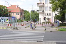 <p>Remont tor&oacute;w na skrzyżowaniu ulic Powstańc&oacute;w Śląskich z Jastrzębią, 26.07.2025</p>