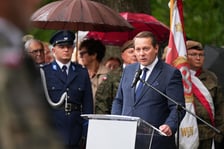 Uroczystości przy pomniku Rotmistrza Witolda Pileckiego w 81. rocznicę wybuchu Powstania Warszawskiego
