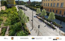 Zielona ulica Zamkowa - wizualizacja